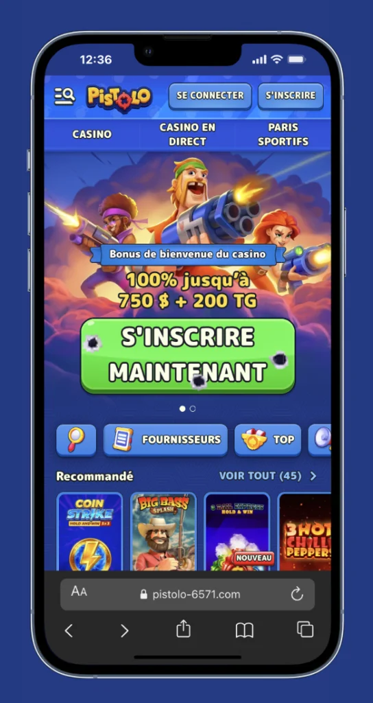 pistolo casino application